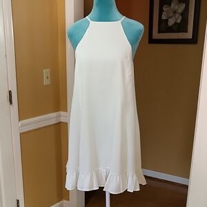 Gianni Bini Cream Halter Sundress Wedding Guest